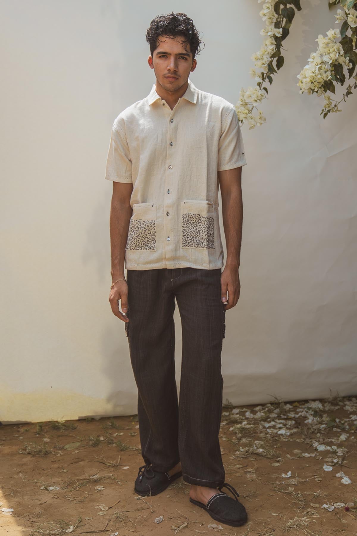 Buy Designer Double Pocket Cotton Shirt By Lafaani